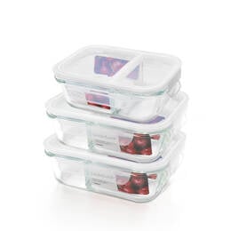 Hộp Chia Ngăn Blanc LocknLock - 2 Dung Tích (640ml, 1040ml) - LLG1201, LLG1202, LLG120, Hộp Chia Ngăn Blanc LocknLock - 2 Dung Tích (640ml, 1040ml) - LLG1201, LLG1202, LLG120